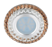 Встраиваемый светильник Fametto Luciole DLS-L132 GU5.3 Chrome/Brown