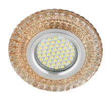 Встраиваемый светильник Fametto Fiore DLS-F131 GU5.3 Chrome/Gold
