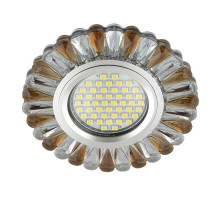 Встраиваемый светильник Fametto Luciole DLS-L145 Gu5.3 Glassy/Tea