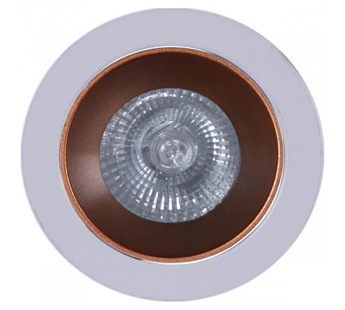 Точечный светильник Reluce 16085-9.0-001PT MR16 WT+ROSE GD