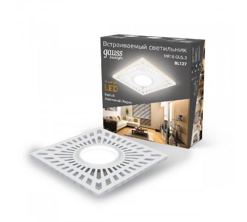 Встраиваемый светильник Gauss Backlight BL127