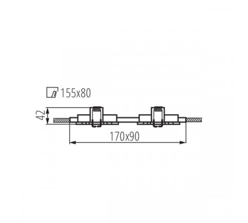 Точечный светильник Kanlux Seidy CT-DTL250-AL 18282