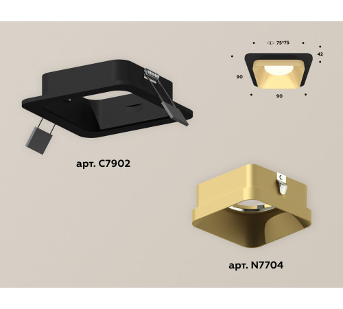 Встраиваемый светильник Ambrella Light Techno XC7902004 (C7902, N7704) Встраиваемый светильник Ambrella Light Techno XC7902004 (C7902, N7704)