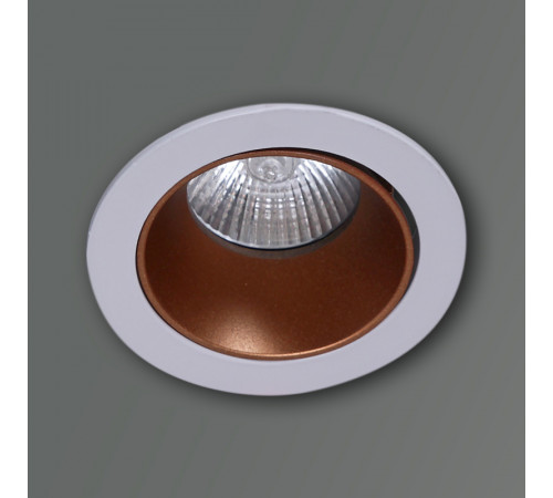 Точечный светильник Reluce 16085-9.0-001PT MR16 WT+ROSE GD