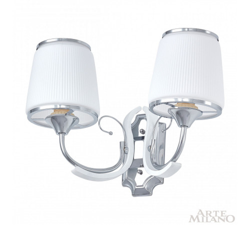 Бра Arte Milano Florentia-9247 309247/2W Wh/Ni Бра Arte Milano Florentia-9247 309247/2W Wh/Ni