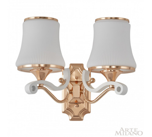 Бра Arte Milano Florentia-3987 303987/2W Wh/Gd Бра Arte Milano Florentia-3987 303987/2W Wh/Gd