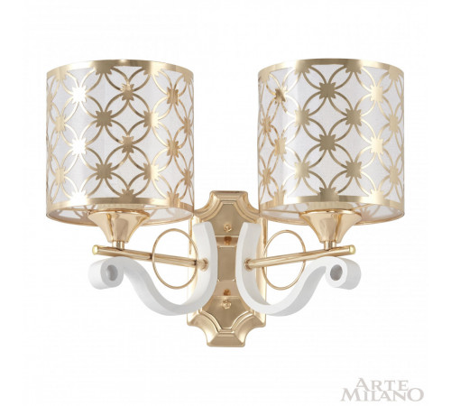 Бра Arte Milano Florentia-3097 303097/2W Wh/Gd Бра Arte Milano Florentia-3097 303097/2W Wh/Gd