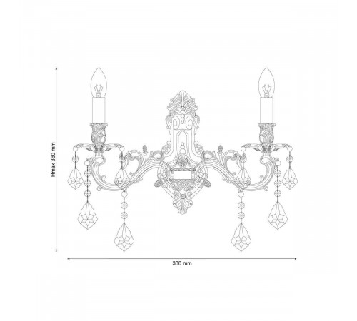 Бра Lucia Tucci Barletta W122.2 Cream White Бра Lucia Tucci Barletta W122.2 Cream White