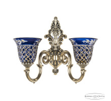 Бра Bohemia Ivele Crystal Verona 7203B13/2/175 GB P2 U Amber-Blue/H-1J