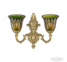 Бра Bohemia Ivele Crystal Verona 7214B14/2/175 FP P2 U Amber-Green/H-1I