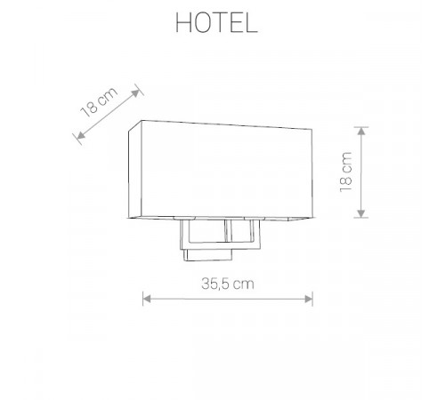 Бра Nowodvorski Hotel 9304 Бра Nowodvorski Hotel 9304
