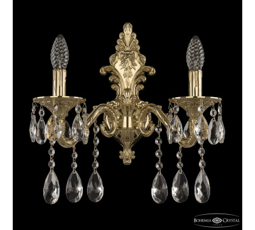 Бра Bohemia Ivele Crystal Florence 7102B14/2/175 A G Бра Bohemia Ivele Crystal Florence 7102B14/2/175 A G