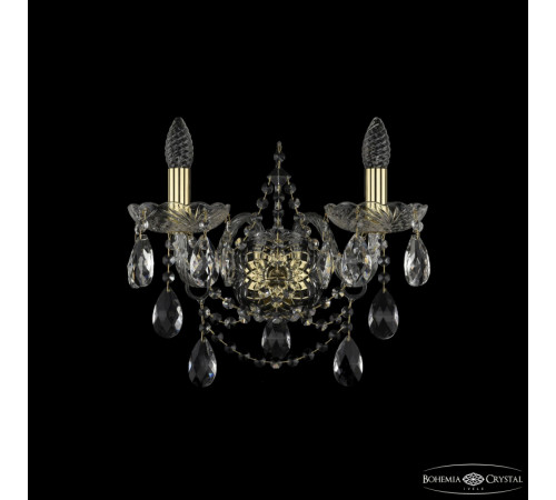 Бра Bohemia Ivele Crystal 1411B/2/160/XL G Бра Bohemia Ivele Crystal 1411B/2/160/XL G