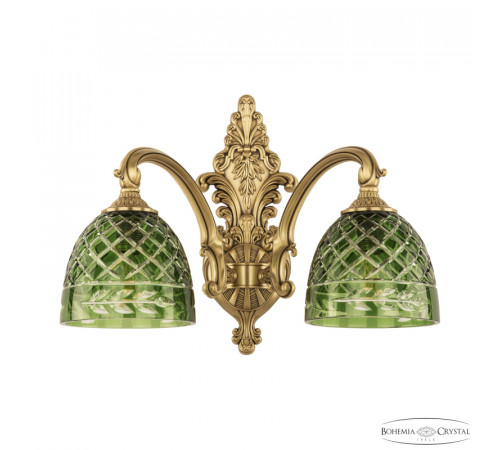 Бра Bohemia Ivele Crystal Verona 7209B15/2/175 FP P1 D Clear-Green/H-1J