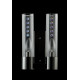 Бра Crystal Lux OTONO AP2 BLACK CHROMIUM/TRANSPARENTE