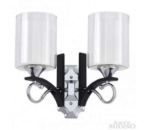 Бра Arte Milano Florentia 309167/2W Bk/Ni