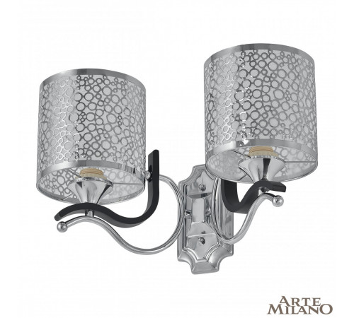 Бра Arte Milano Florentia-6787 306787/2W Bk/Ni Бра Arte Milano Florentia-6787 306787/2W Bk/Ni