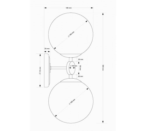 Бра Kutek Dimaro DIM-K-2(P) Бра Kutek Dimaro DIM-K-2(P)