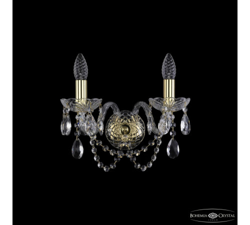 Бра Bohemia Ivele Crystal 1402B/2/141 G Бра Bohemia Ivele Crystal 1402B/2/141 G