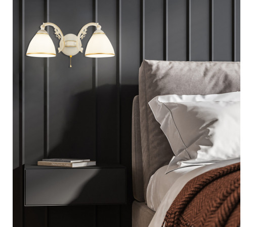 Бра Arte Milano 341837/2W WT+G Бра Arte Milano 341837/2W WT+G