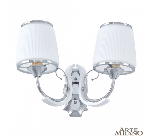 Бра Arte Milano Florentia-9247 309247/2W Wh/Ni Бра Arte Milano Florentia-9247 309247/2W Wh/Ni