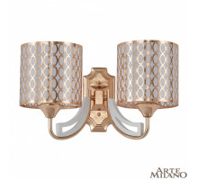 Бра Arte Milano Florentia-3387 303387/2W Wh/Gd