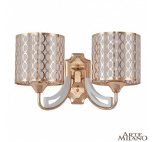 Бра Arte Milano Florentia-3387 303387/2W Wh/Gd