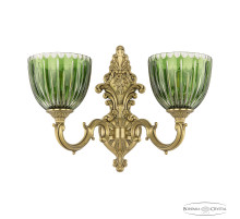 Бра Bohemia Ivele Crystal Verona 7214B14/2/175 FP P1 U Clear-Green/H-1K