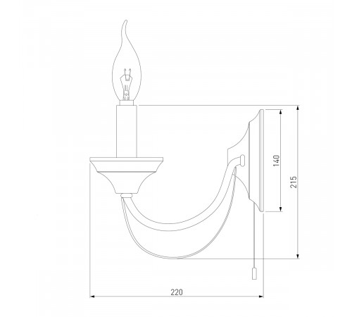 Бра Eurosvet Lazzaro 60098/2 хром Бра Eurosvet Lazzaro 60098/2 хром