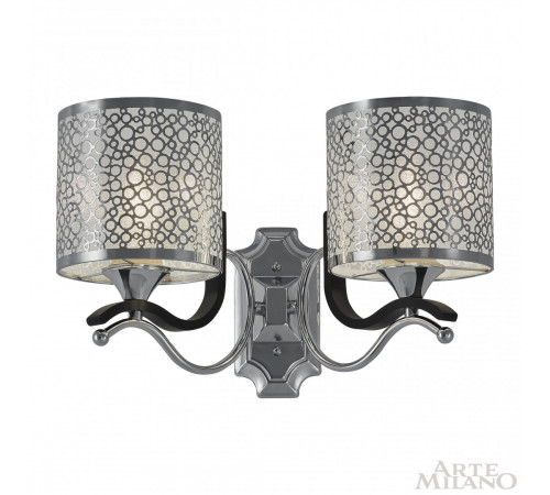 Бра Arte Milano Florentia-6787 306787/2W Bk/Ni Бра Arte Milano Florentia-6787 306787/2W Bk/Ni