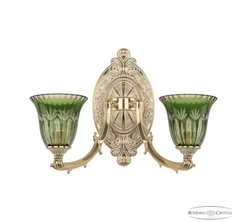 Бра Bohemia Ivele Crystal Verona 7211B12/2/210 GW P2 U Clear-Green/H-1I