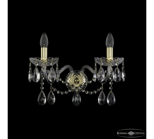 Бра Bohemia Ivele Crystal 1413B/2/200/XL G Бра Bohemia Ivele Crystal 1413B/2/200/XL G