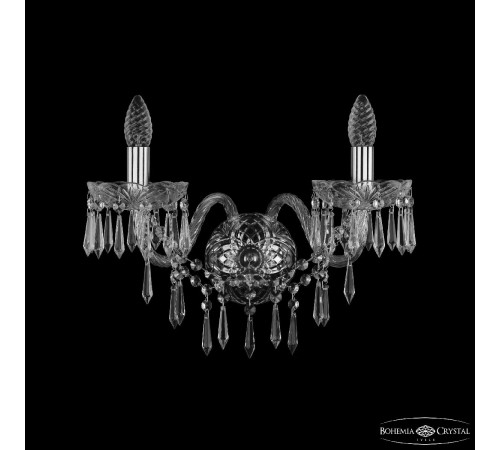 Бра Bohemia Ivele Crystal 1403B/2/195/XL Ni Бра Bohemia Ivele Crystal 1403B/2/195/XL Ni