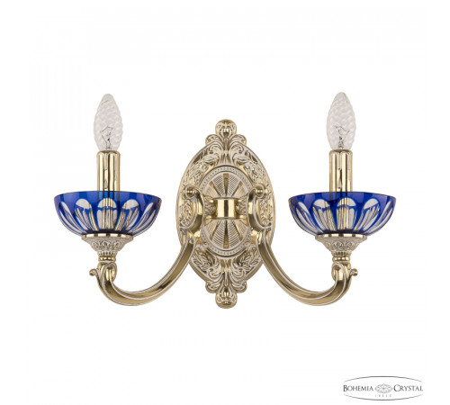 Бра Bohemia Ivele Crystal Verona 7209B10/2/175 GW P Clear-Blue/H-1H