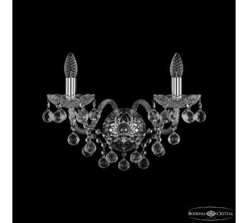Бра Bohemia Ivele Crystal 1409B/2/195/XL Ni Бра Bohemia Ivele Crystal 1409B/2/195/XL Ni