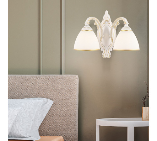 Бра Arte Milano 340837/2W WT+G Бра Arte Milano 340837/2W WT+G