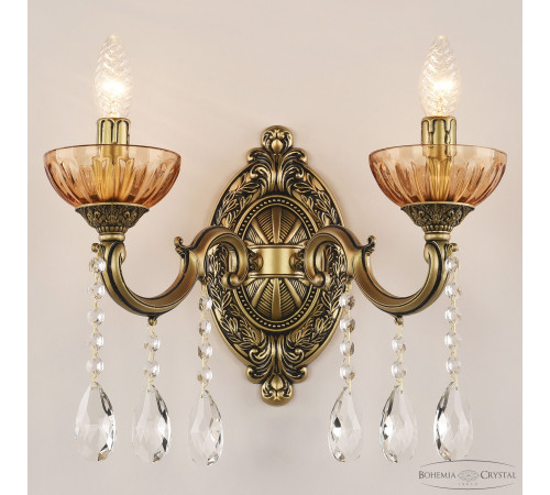 Бра Bohemia Ivele Crystal AL7801B10/2/175 A AGB P Amber/M-1H Бра Bohemia Ivele Crystal AL7801B10/2/175 A AGB P Amber/M-1H