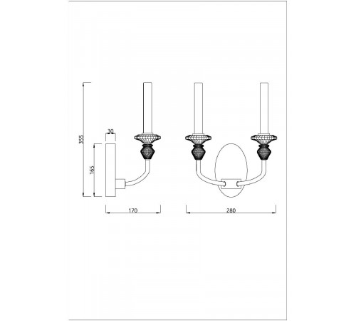 Бра Divinare Capello 4947/01 AP-2 Бра Divinare Capello 4947/01 AP-2