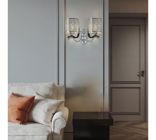 Бра Arte Milano Florentia-6787 306787/2W Bk/Ni Бра Arte Milano Florentia-6787 306787/2W Bk/Ni