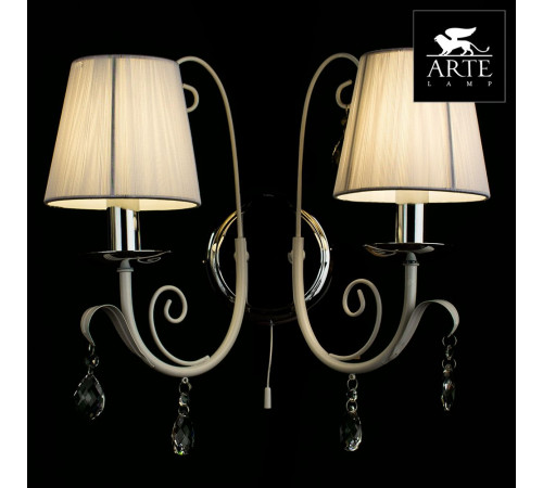Бра Arte Lamp Romana Snow A1743AP-2WH Бра Arte Lamp Romana Snow A1743AP-2WH