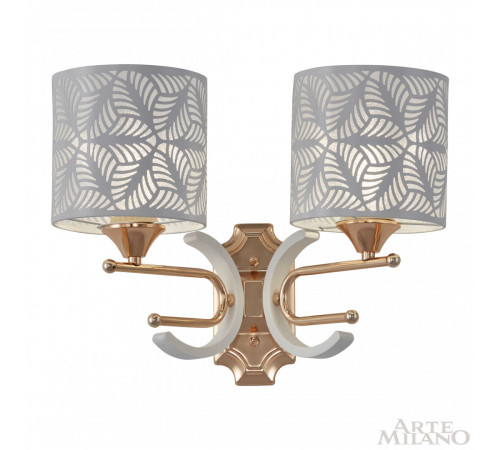 Бра Arte Milano Florentia-2097 302097/2W Wh/Gd Бра Arte Milano Florentia-2097 302097/2W Wh/Gd