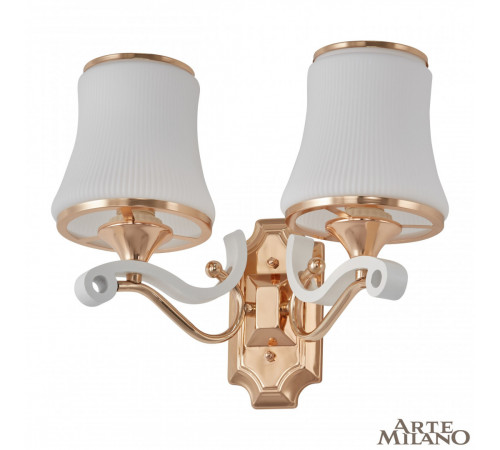 Бра Arte Milano Florentia-3987 303987/2W Wh/Gd Бра Arte Milano Florentia-3987 303987/2W Wh/Gd