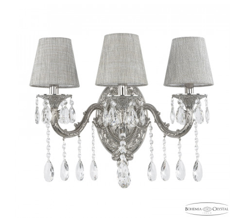 Бра Bohemia Ivele Crystal Florence 7101B12/3/210 A Ni ST2 Бра Bohemia Ivele Crystal Florence 7101B12/3/210 A Ni ST2