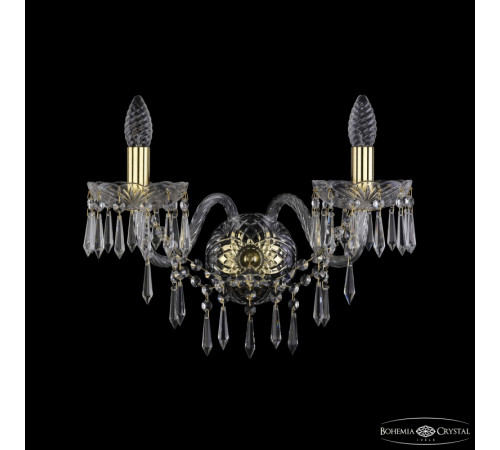 Бра Bohemia Ivele Crystal 1403B/2/195/XL G Бра Bohemia Ivele Crystal 1403B/2/195/XL G