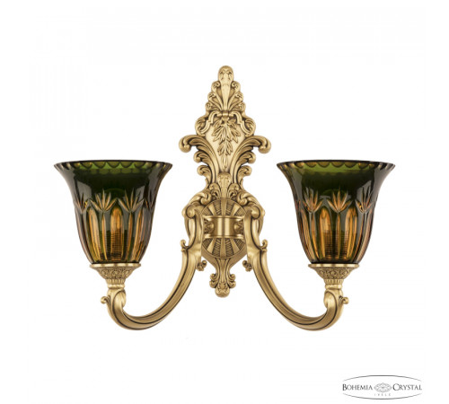 Бра Bohemia Ivele Crystal Verona 7209B15/2/175 FP P2 U Amber-Green/H-1I Бра Bohemia Ivele Crystal Verona 7209B15/2/175 FP P2 U Amber-Green/H-1I