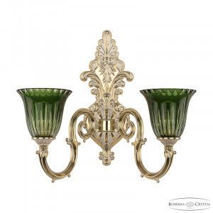 Бра Bohemia Ivele Crystal Verona 7203B15/2/210 GW P2 U Clear-Green/H-1K