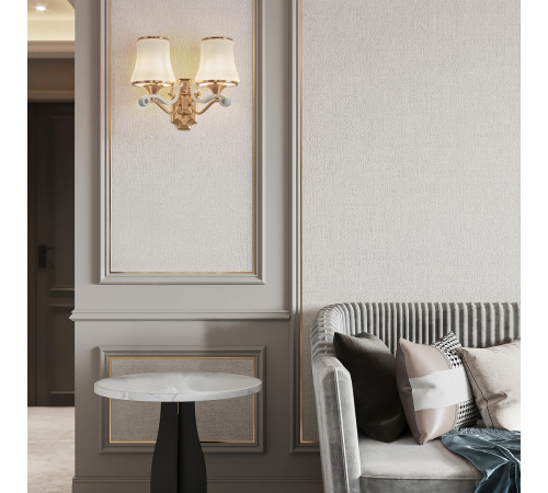 Бра Arte Milano Florentia-3987 303987/2W Wh/Gd Бра Arte Milano Florentia-3987 303987/2W Wh/Gd