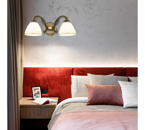 Бра Arte Milano 341837/2W AB Бра Arte Milano 341837/2W AB