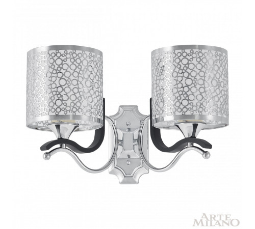 Бра Arte Milano Florentia-6787 306787/2W Bk/Ni Бра Arte Milano Florentia-6787 306787/2W Bk/Ni
