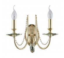 Бра Crystal Lux Victoria AP2 Gold/Amber